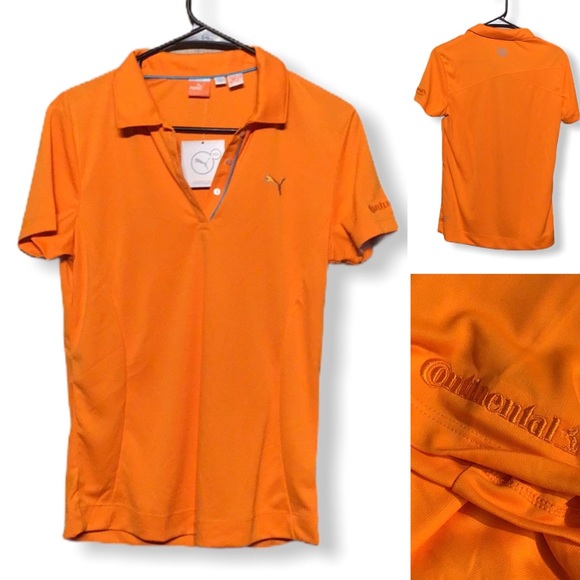 Puma Tops - PUMA NWT - Sz M bright polo T-shirt - Continental